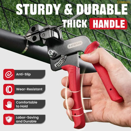 100PCS Stainless Steel Zip Ties & Tensioning Gun Kit – Heavy Duty 200LB Strength